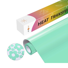 3D Puff Vinyl Heat Transfer - 10" x 6ft Puff HTV Vinyl Roll for T Shirts