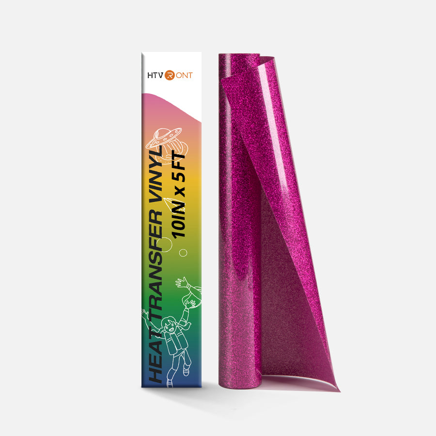 Logical Color GlitterSOFT - Glitter Heat Transfer Vinyl Sheets- 10 in x 36  in