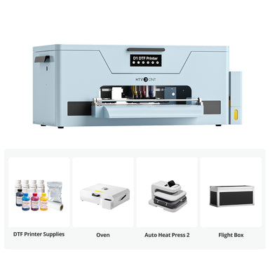 HTVRONT D1 DTF Printer, All-in-one Kit - Bubble Blue