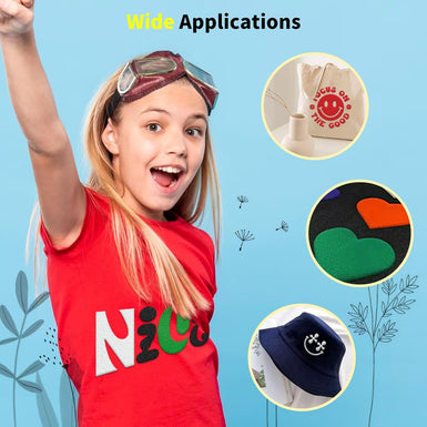 3D Puff Vinyl Heat Transfer Vinyl Bundle - 5 Sheets