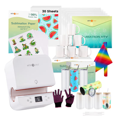 Auto Tumbler Heat Press Machine 120V +Super Valued Bundle