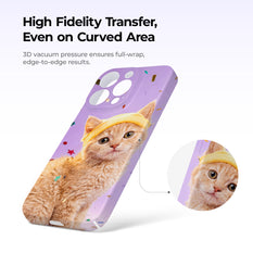 HTVRONT H17 Phone Case Heat Press Standard Kit (Included Fixture Set x 1, Sublimation Film(A4) x 5, Sublimation Badge(58 mm) x 3, Tools)