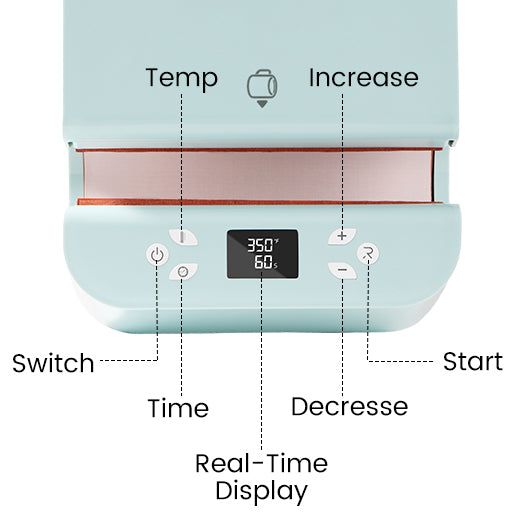 [Machine bundle]HTVRONT Auto Tumbler+Hat Heat Press Machine(Random Color)
