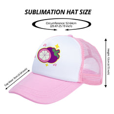 Sponge Trucker Cap Sublimation Blanks - 10PCS (8 Colors)