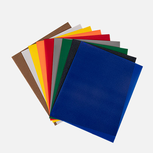 Multicolor Puff Vinyl Heat Transfer - 8 Sheets Assorted Colors （12“x10"）