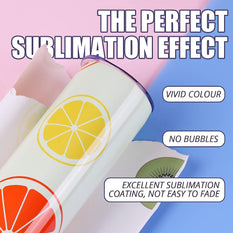 Sublimation Tumbler Blank with Sublimation Paper - Skinny Straight - 20 OZ