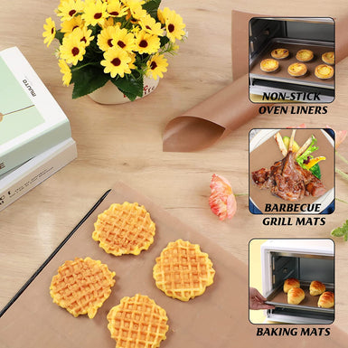 PTFE Teflon Sheet for Heat Press - 3 Packs 12" x 16"/16" x 20"