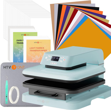 HTVRONT Auto Heat Press - 15" x 15"(2 colors), Standard Kit
