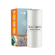 HTVRONT DTF Transfer Film Roll 13 Inch x 328 FT——fit for A3 DTF Printer