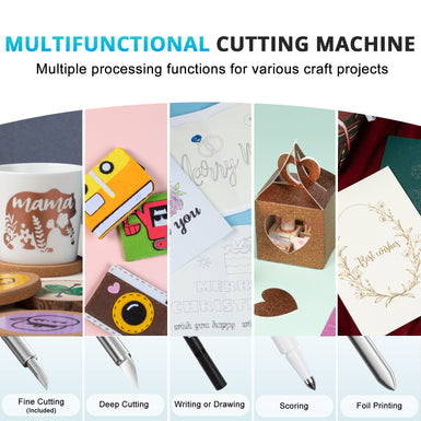 LOKLiK Cutting Machine 2, HTV & Bag Bundle - Bubble Blue