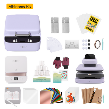 HTVRONT H17 Phone Case + Auto2 Heat Press +Tumbler Heat Press all-in-one Bundle
