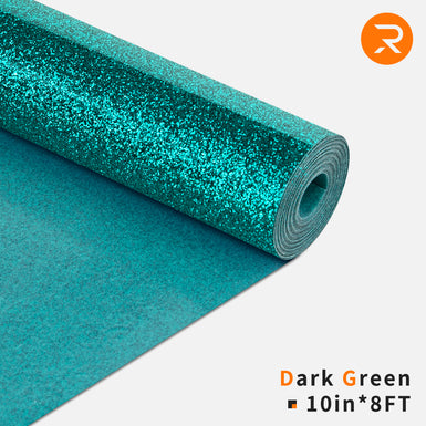 Glitter Heat Transfer Vinyl Roll - 10"x8 Ft (8 Colors)