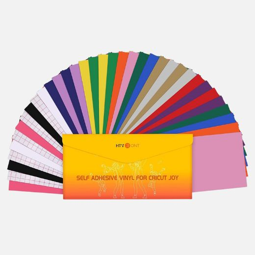 Multi-Colors Permanent Transfer Adhesive Vinyl - 5.5*4 FT（8 Rolls) – HTVRONT