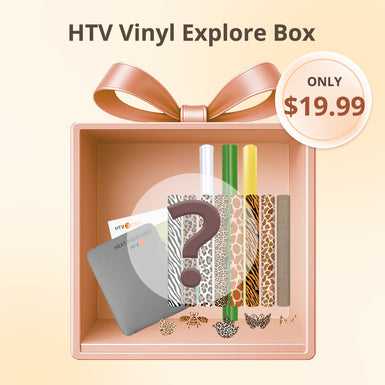 【Only $19.99】Mystery Material Box | Worth $59.99 Mixed Heat Transfer Vinyl for Craft Projects
