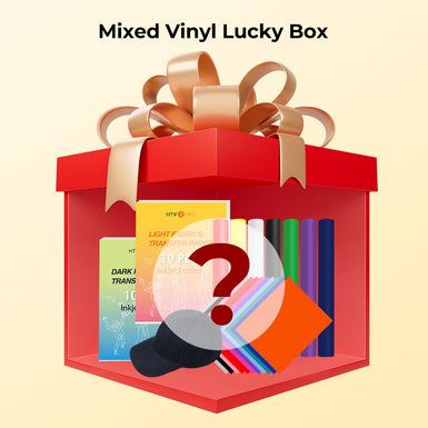 【Only $29.99】Mystery Material Box B | Worth $79.99 Mixed Heat Transfer Vinyl & Sublimation Material for Craft Projects
