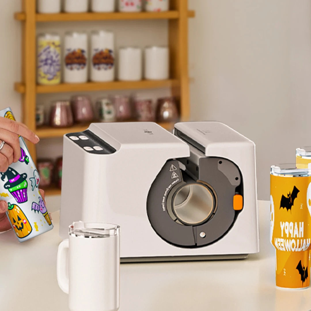 A200 Tumbler Heat Press - White Color