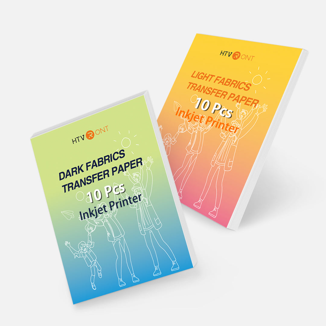 Mixed Heat Transfer Paper for Light & Dark Fabric 8.5" X 11" 20 Pack