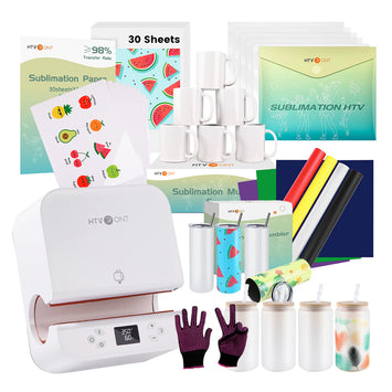 Auto Tumbler Heat Press Machine 120V +Super Valued Bundle