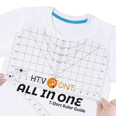 All-in-ONE T Shirt Ruler Guide for Vinyl Alignment