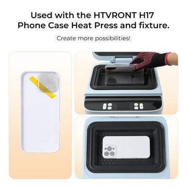 【Android Phone Case】Sublimation Blank Glossy Phone Case Set - 6 Pcs, For H17 Phone Case Heat Press
