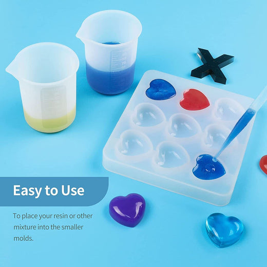 [Clearance Sale] Precise Scale Silicone Resin Mixing Cups - Mixing Resin Kit