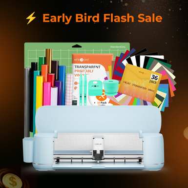 LOKLiK Cutting Machine 2, Everything Bundle - Bubble Blue