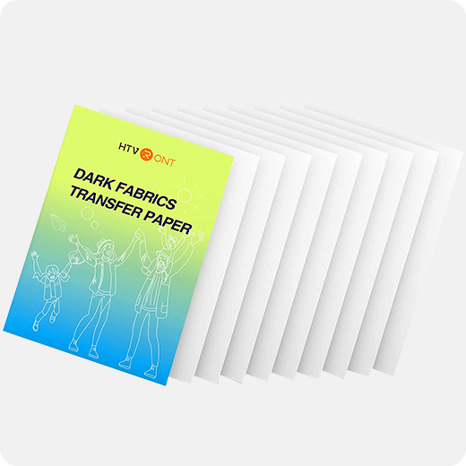 Heat Transfer Paper for Dark Fabric - 8.5 X 11 10 Pack