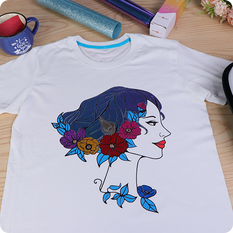 Glitter HTV Heat Transfer Vinyl Rolls - 10" x 5FT (11 Colors Available)