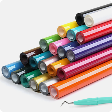 20 Colors HTV Vinyl for Heat Press - 12'' x 3 FT