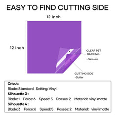 Adhesive Vinyl Bundle - 12" x 12" 40 pack (29 Assorted colors)