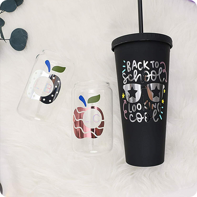 Mirror Metallic Adhesive Vinyl Roll - 12" x 10 FT(3 Colors Available)