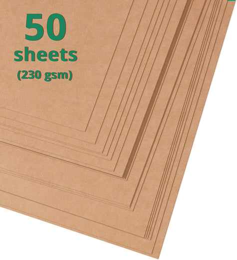 Brown Cardstock Paper - 8.5" x 11" 50 Sheets