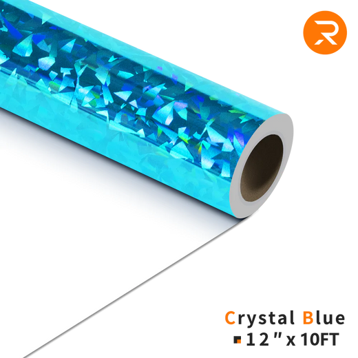 Crystal Holographic Heat Transfer Vinyl Roll - 12"x10 Ft (6 Colors)