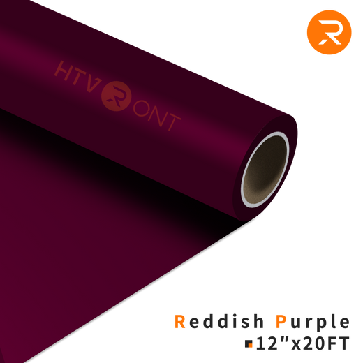    Reddish-purple Heat Transfer Vinyl Roll - 12" x 20 Ft (36 Colors）