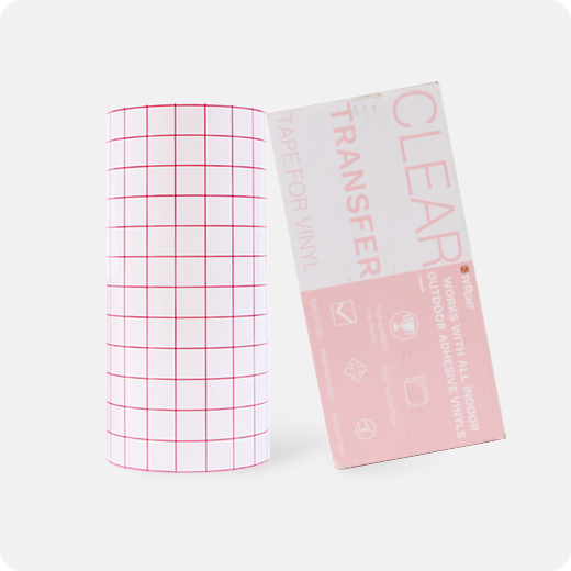 Cricut Transfer Tape Vinyl Transfer Paper Roll Adhesive Clear Alignment Grid
