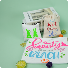 Heat Transfer Vinyl Bundle - 12"x10 Inch 5 Pack(3 Colors )