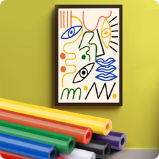 HTVRONT CA Adhesive Vinyl Roll Bundle - 12" x 5 FT (8 Assorted Colors)