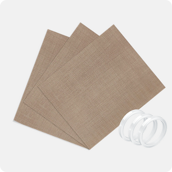 PTFE Teflon Sheet for Heat Press Heat Tape Bundle- 12" x 16"