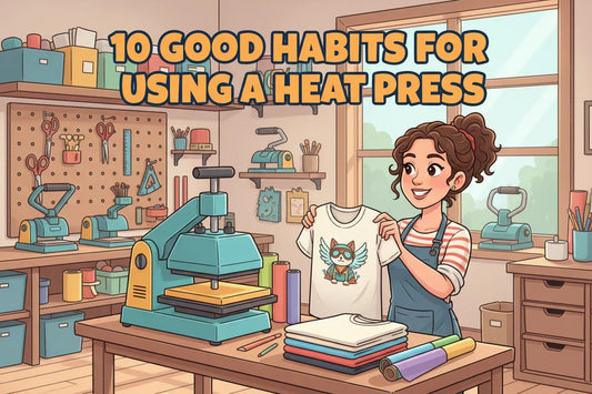 10 Good Habits for Using a Heat Press