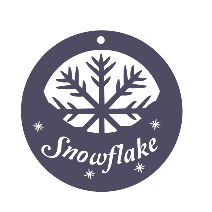 Snowflake ornament