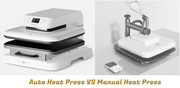 HTVRONT Auto Heat Press Vs. Manual Heat Press: Which One Should You Choose?