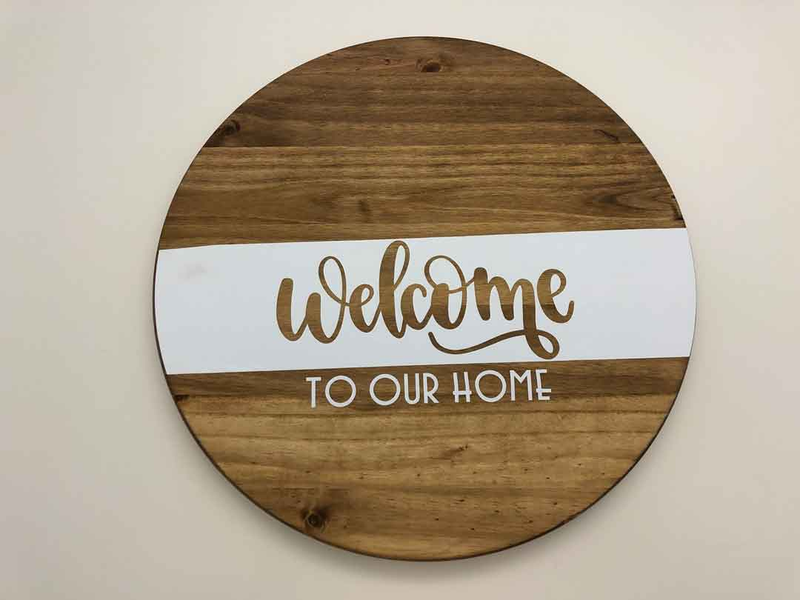 How to DIY a Wooden Welcome Sign?