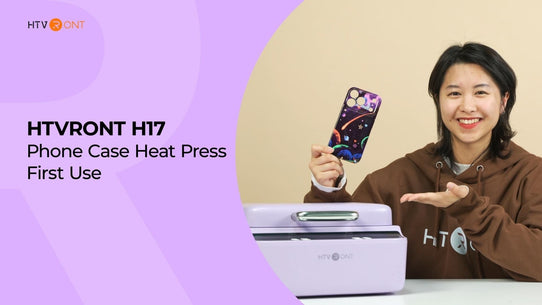 2026 Phone Case Heat Press Tutorial Video - H17 HTVRONT