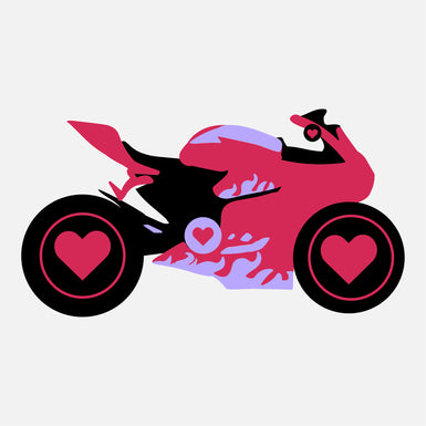 【MEMBER ONLY】Motorbike Valentine's Day SVG