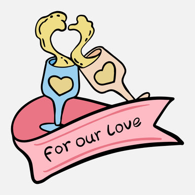 【MEMBER ONLY】 Wine glass Happy Valentine's Day SVG