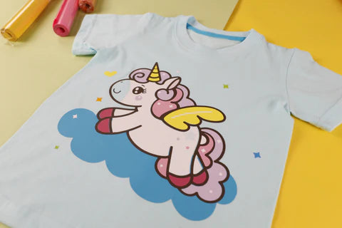 How to Apply Unicorn to Kids T-shirt