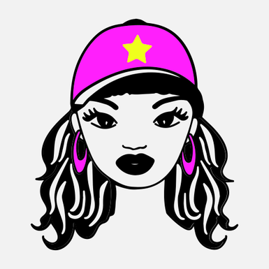 【MEMBER ONLY】A Girl With A Star Hat SVG