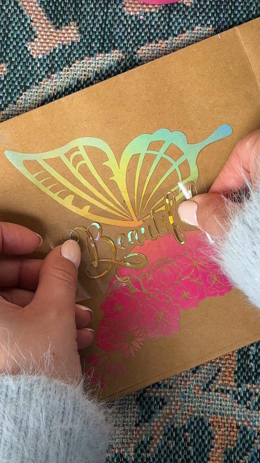 Heat Press Kraft paper bag with H1 Mini Heat Press