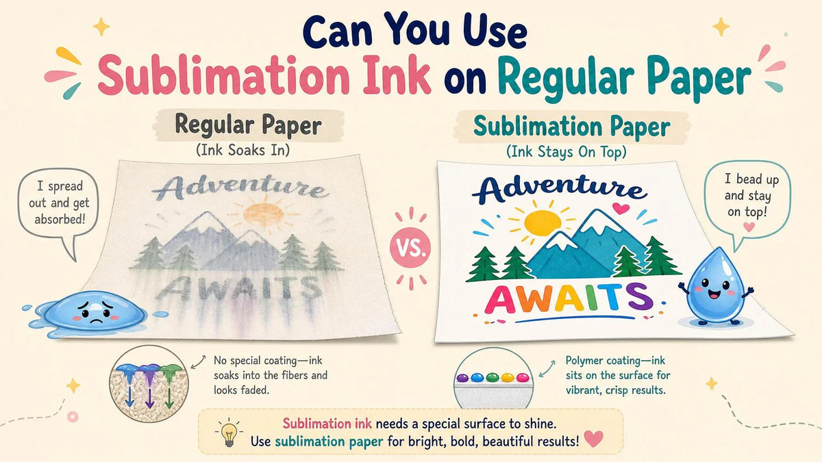 Can You Use Sublimation Ink on Regular Paper-blog cover-2026
