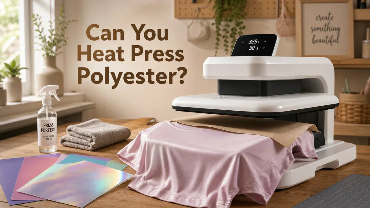 Can you heat press polyester?